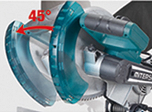 قطع مائلة يسارية من 0 إلى 45 درجة